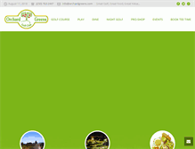 Tablet Screenshot of orchardgreens.com